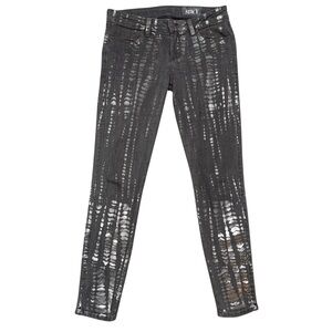 SIWY Los Angeles Hannah Metallic Skinny Jean in Spirit Guide Size 26 Made in USA